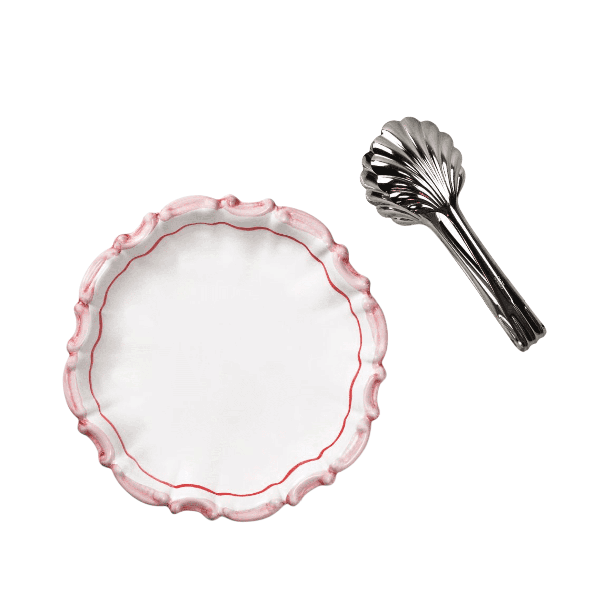 Serveringsset Rosa Rostfri