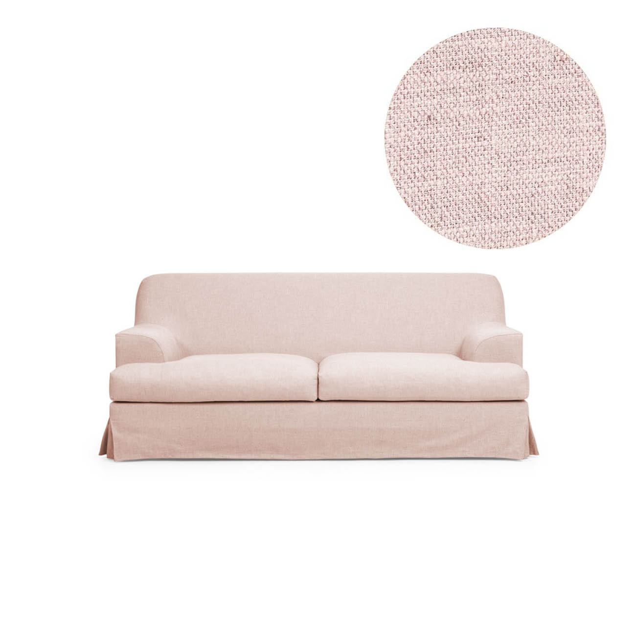 Klädsel Frances 2-Sitssoffa Blush