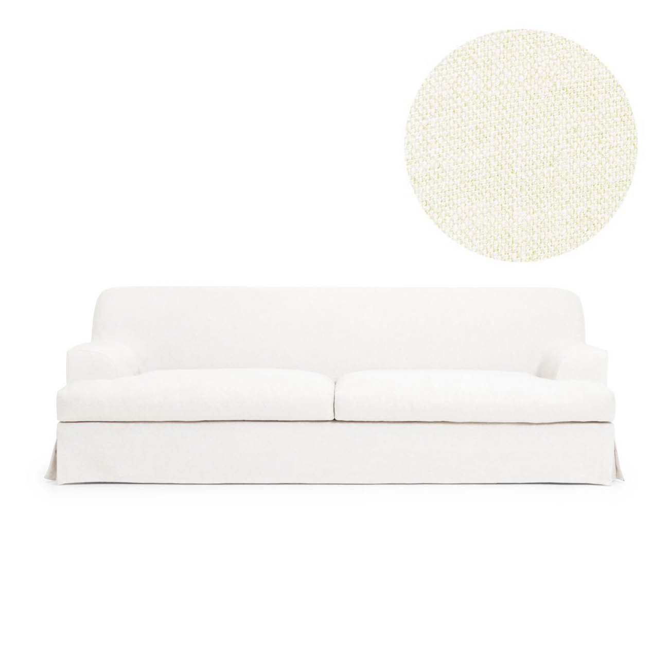 Klädsel Frances 3-Sitssoffa True White