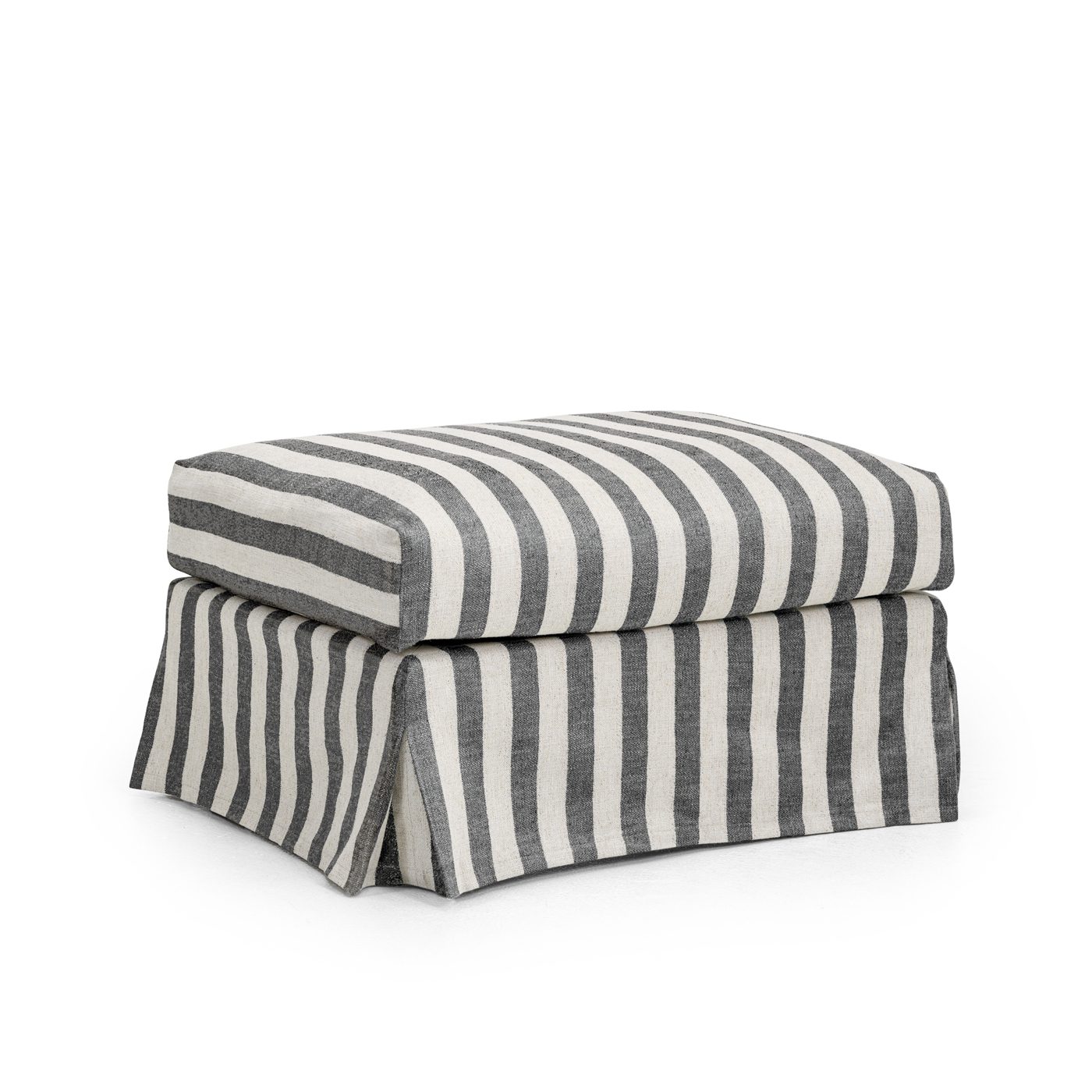 Frances Sittpuff Randig Svart