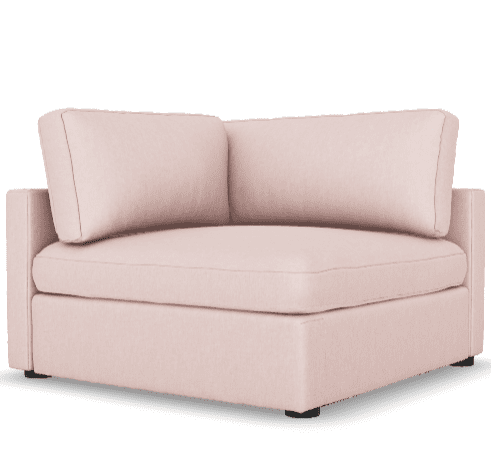 Lucie Hörnmodul Höger Blush