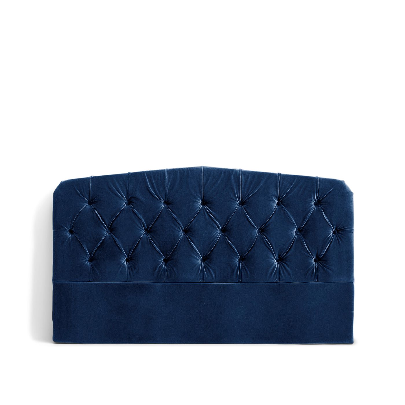 Darling Sänggavel Deep Blue är en stoppad sänggavel i mörkblå sammet från Melimeli