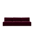 Lucie Grande 3-Sitssoffa (utan armstöd) Ruby Red