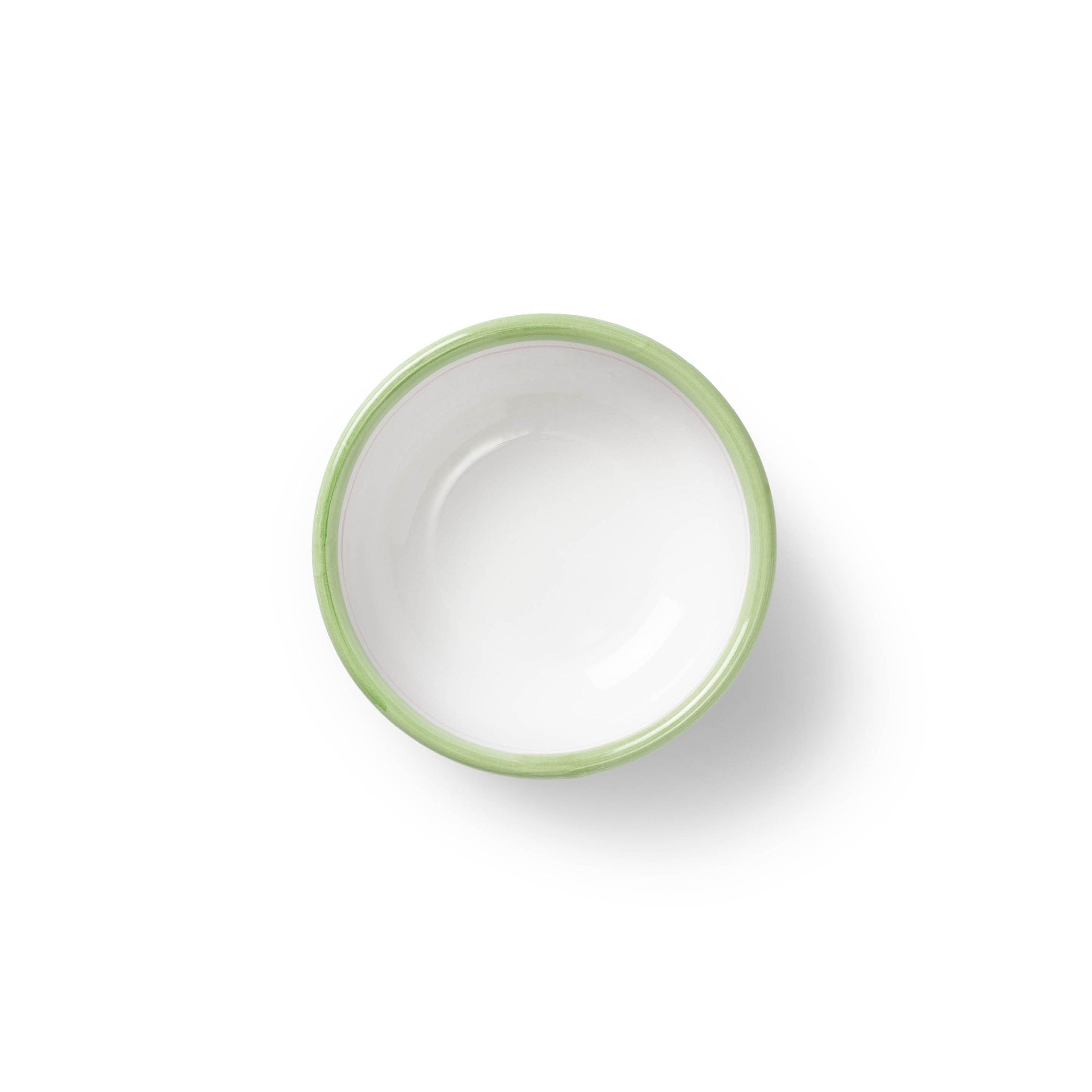 Gabriella Frukostskål Grön/Rosa. Färgglad och vacker frukostskål i keramik, perfekt att äta filen, yoghurten, gröten och bären i.