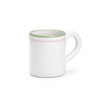 Gabriella Mugg Grön/Rosa. Färgglad och vacker kaffekopp i keramik, perfekt att avnjuta morgonkaffet eller kvällsteet i.