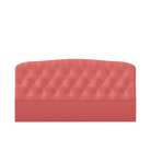 Darling Sänggavel Coral 120 cm. Darling är en stoppad sänggavel i korallröd chenille.