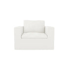 Luca Fåtölj True White. Luca Fåtölj Off White.