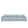 Lucie Grande 3-Sitssoffa Baby Blue