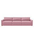 Lucie Grande 3-Sitssoffa Dusty Pink