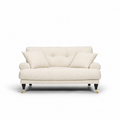 Blanca Love Seat Eggshell