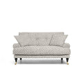 Blanca Love Seat Prickig Svart