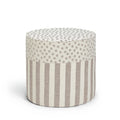 Colette Sittpuff Randig/Prickig Brun