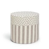 Colette Sittpuff Randig/Prickig Brun