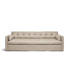 Dahlia 3-sitssoffa Khaki i beige linne från Melimeli