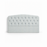 Darling Striped Headboard Light Blue 160 cm
