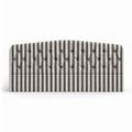 Darling Headboard Stripe Black 210 cm