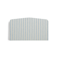 Etta Striped Headboard Light Blue 160 cm