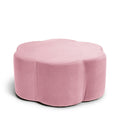 Flora Fotpall Dusty Pink