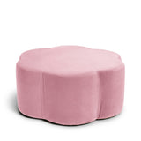 Flora Fotpall Dusty Pink
