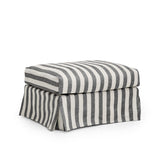 Frances Sittpuff Randig Svart