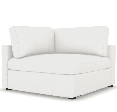 Lucie Hörnmodul Höger True White