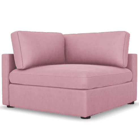 Lucie Hörnmodul Höger Dusty Pink
