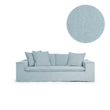 Klädsel Luca Grande 2-Sitssoffa Baby Blue