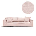Klädsel Luca Grande 3-Sitssoffa Blush