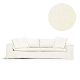 Klädsel Luca Grande 3-Sitssoffa True White