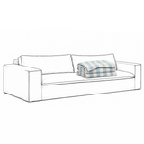 Cover Luca Grande 3-Seat Sofa Stripe Blue