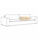 Trekk Luca Original 3-Seters Sofa Creme