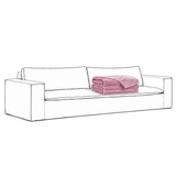 Trekk Luca Original 3-Seters Sofa Dusty Pink