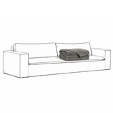 Trekk Luca Original 3-Seters Sofa Greige