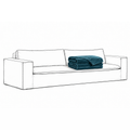 Trekk Luca Original 3-Seters Sofa I Petrol