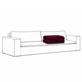 Trekk Luca Original 3-Seters Sofa Ruby Red
