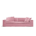 Luca Grande 3-Sitssoffa Dusty Pink