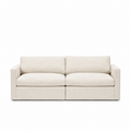 Lucie Grande 2-Seat Sofa Eggshell