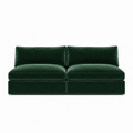 Lucie Grande 2-Sitssoffa (utan armstöd) Emerald Green