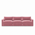 Lucie Grande 3-Sitssoffa Dusty Pink