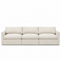 Lucie Grande 3-Sitssoffa Eggshell