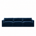 Lucie Grande 3-Sitssoffa Deep Blue