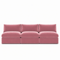 Lucie Grande 3-Sitssoffa (utan armstöd) Dusty Pink