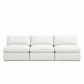 Lucie Grande 3-Sitssoffa (utan armstöd) True White