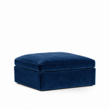 Lucie Ottoman Deep Blue