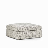 Lucie Ottoman Black Dots