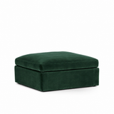 Lucie Ottoman Emerald Green