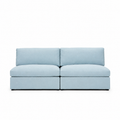 Lucie Grande 2-seters sofa (uten armlener) Babyblå