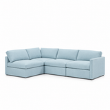 Lucie Grande Hörnsoffa Baby Blue