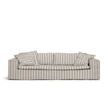 Luca Original 3-Sitssoffa Randig Brun