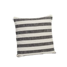Kuddfodral Randigt 50x50 cm. Beige kuddfodral i linne med svarta ränder från Melimeli